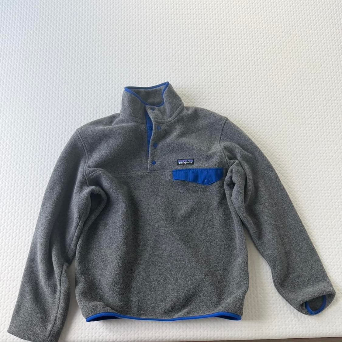 파타고니아 신칠라 스냅-T 그레이/블루 상품이미지1