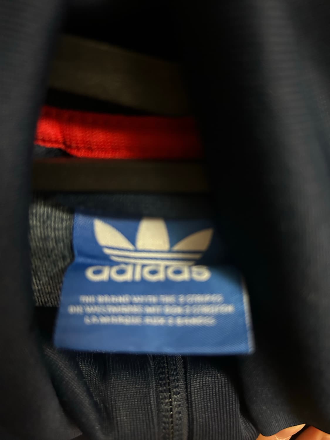 Adidas 오리지널 Trefoil FC 트랙탑 네이비 레드 져지 상품이미지2