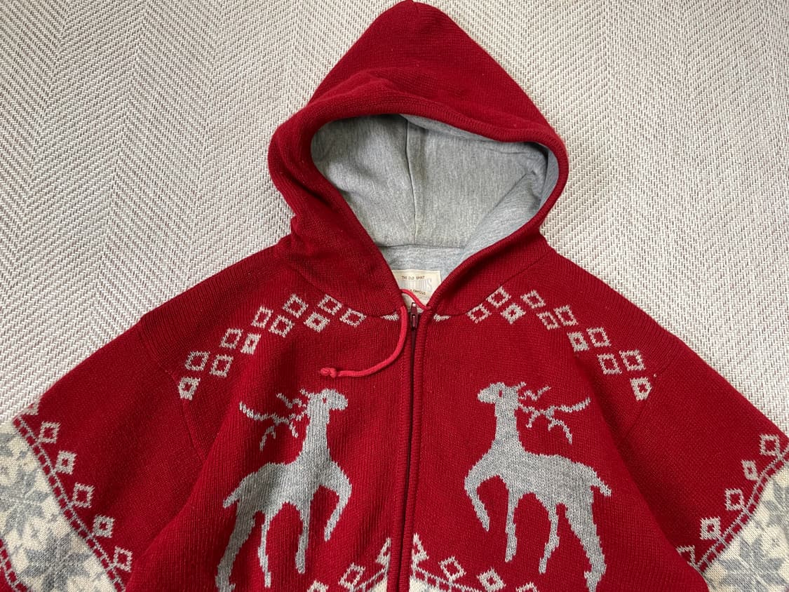 빈티지 노르딕 코위찬 울 니트 집업 J03501 상품이미지3