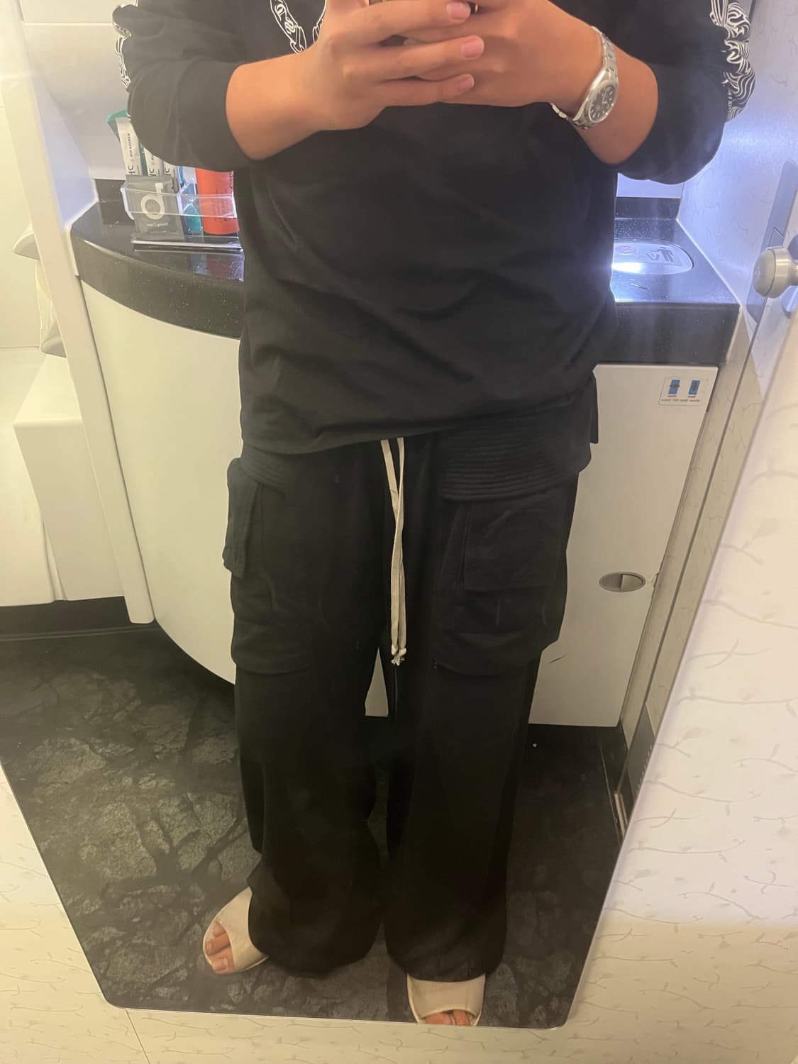 릭오웬스 와이드 태권도 팬츠 상품이미지4