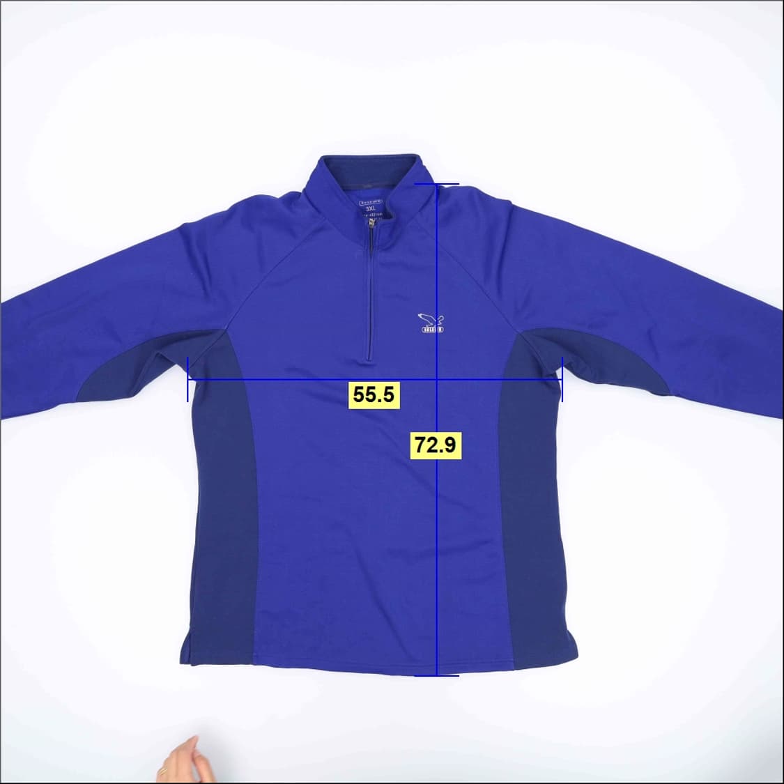 3XL 살레와 반집업 긴팔티 0609H 상품이미지6