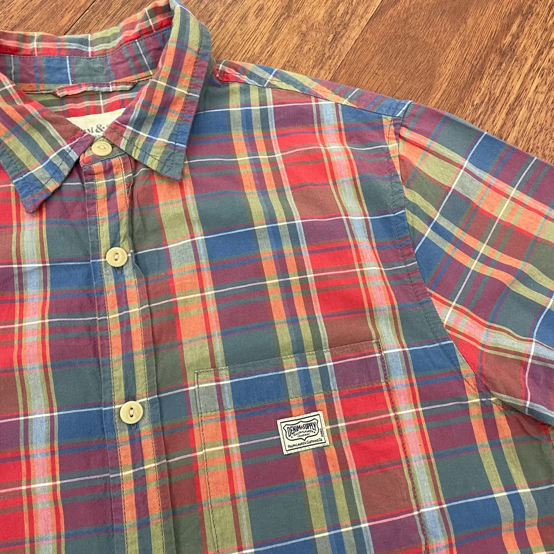 폴로 데님앤서플라이 체크 셔츠 상품이미지2