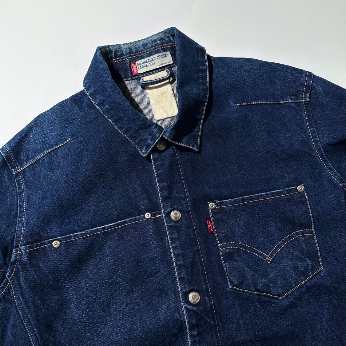 리바이스 엔지니어드진 데님 트러커 자켓 상품이미지3