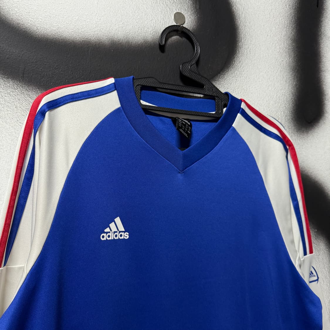 00s 아디다스 올드스쿨 스포티 배색 롱 슬리브 져지 티셔츠 상품이미지3