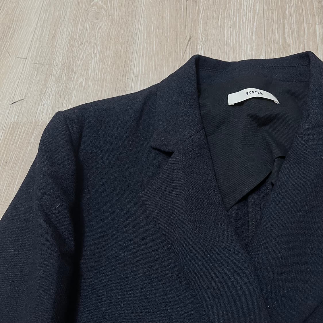 한섬 SYSTEM 여성 모직 더블 정장 블레이저 자켓 82-94-160 상품이미지2