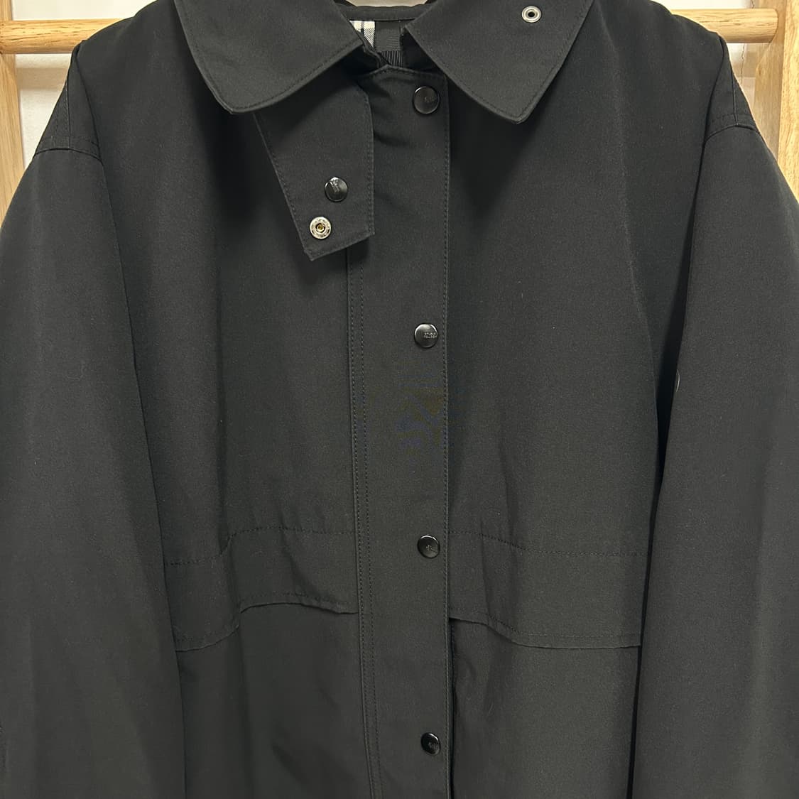 스튜디오 톰보이 절개 패턴 오버핏 자켓 블랙 상품이미지4