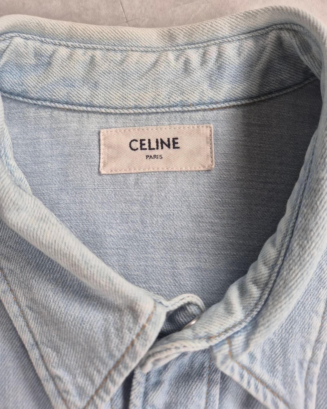 CELINE Western Denim Shirt 상품이미지4