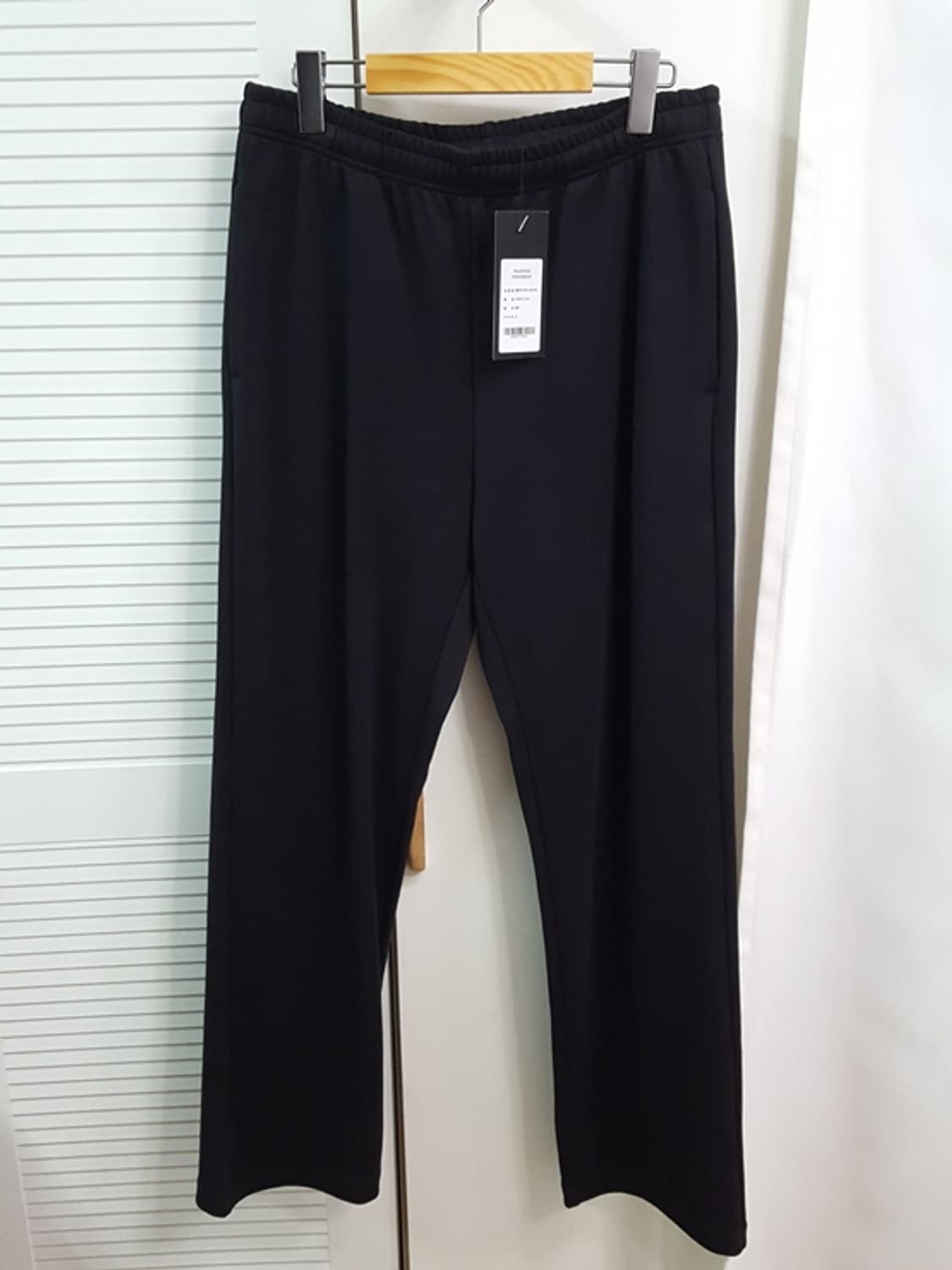 [새상품] 무탠다드 라운지 스웨트 팬츠 블랙 L 상품이미지1