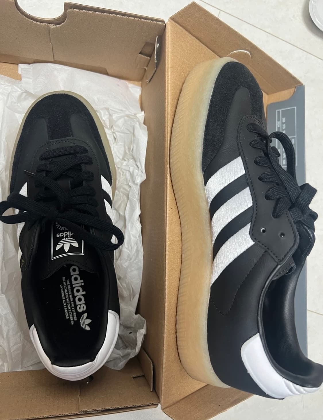 아디다스 삼배 W - 블랙 / ID0436 상품이미지4