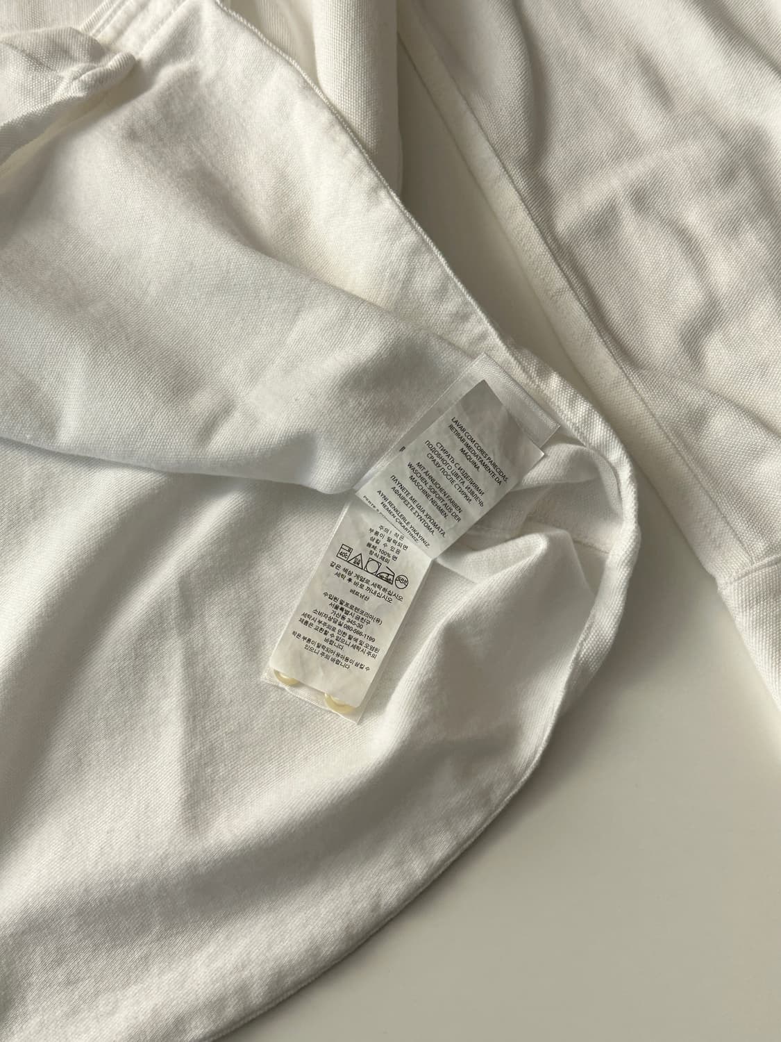 폴로 랄프로렌 화이트 셔츠 L 상품이미지8