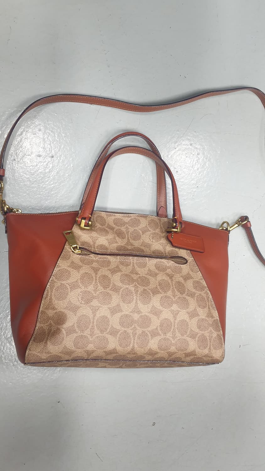 코치 시그니처 투웨이백 브라운 상품이미지1