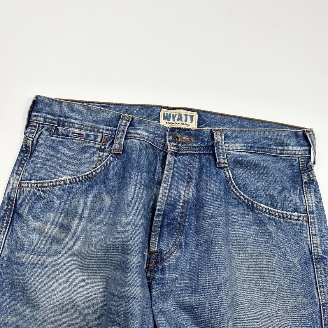 타미힐피거 플래그 와이드 부츠컷 데님 팬츠 (32인치) 상품이미지4