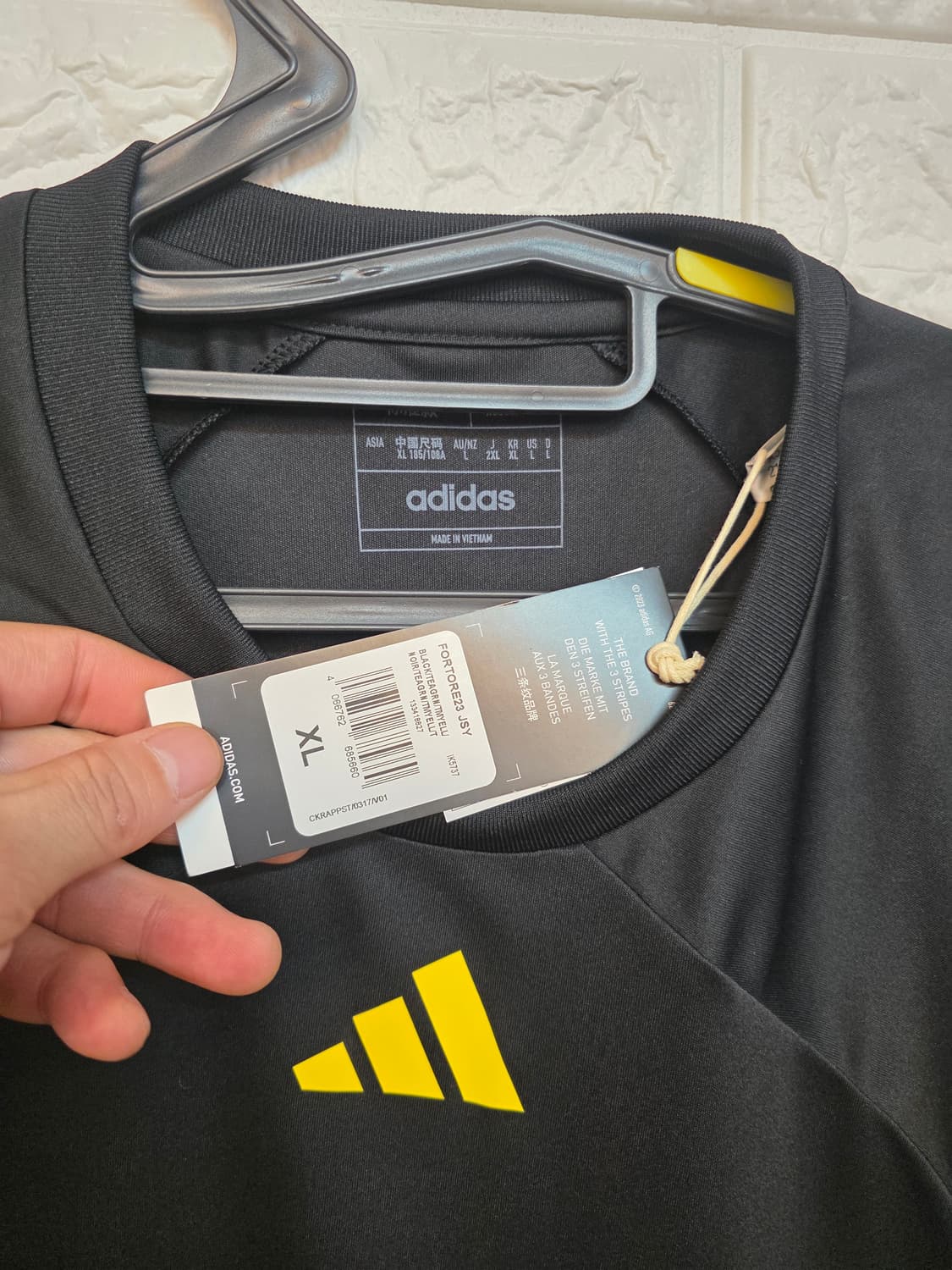 아디다스 AEROREADY XL 검정색 티셔츠 상품이미지5
