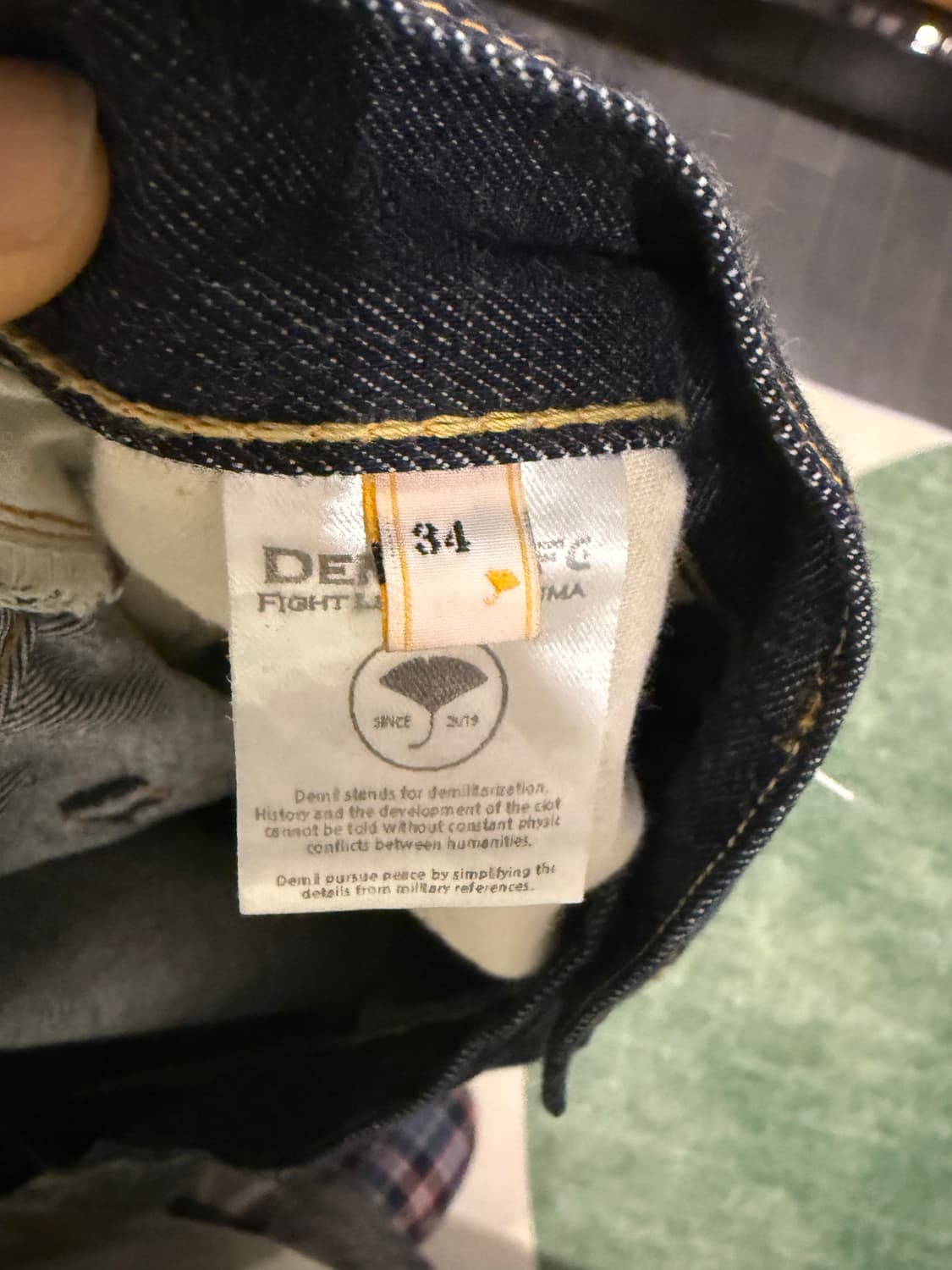 데밀 LOT. 009V Vidalia USA 13.75oz 34사이즈 상품이미지4