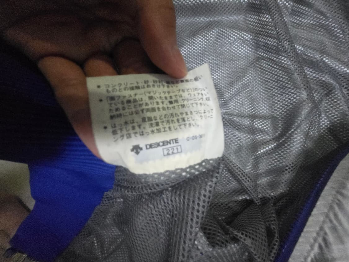 아디다스 90's 데상트 재팬라인 배색 바람막이 자켓 상품이미지6