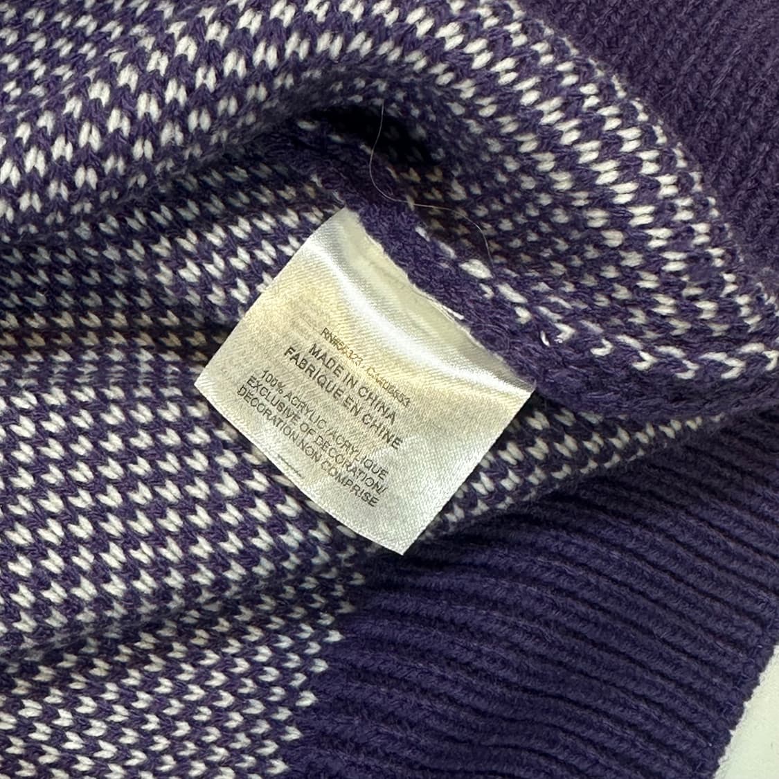 나이키x슈프림 스우시 니트 퍼플 데드스탁 상품이미지6