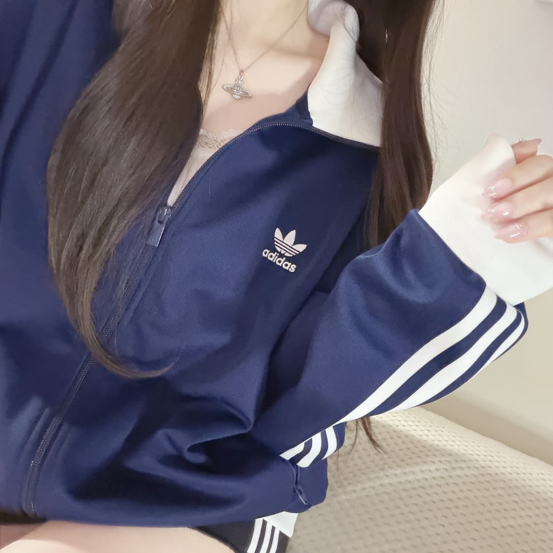 아디다스 아디컬러 클래식 베켄바우어 트랙탑 나이트 인디고 m 상품이미지3