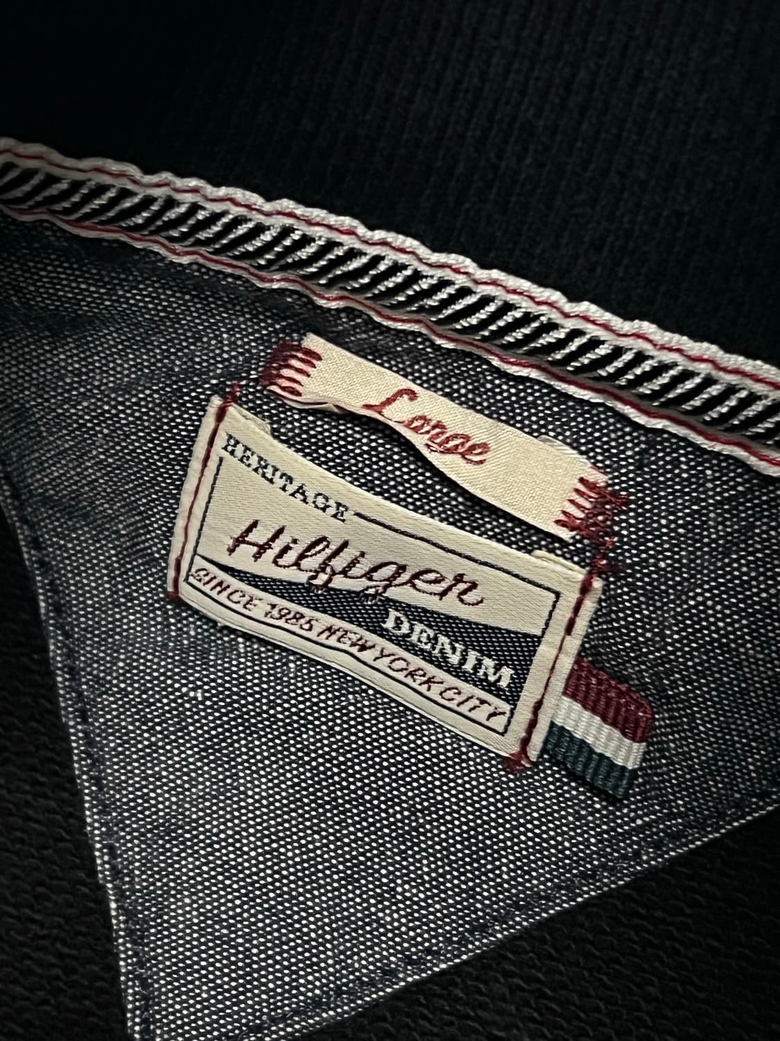 (L) 타미힐피거 힐피거데님 스웻 집업 상품이미지3