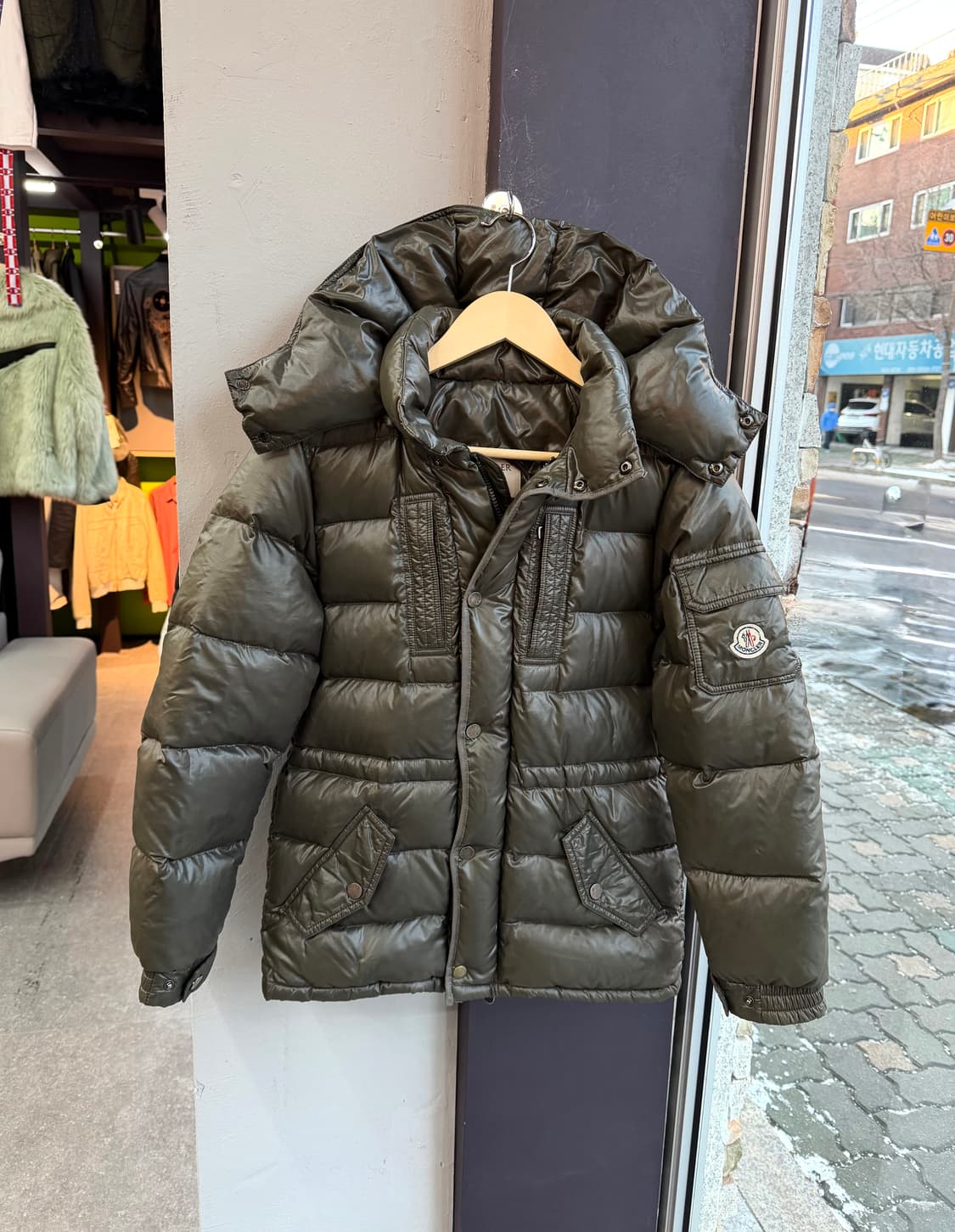 55~66/ 몽클레어 00s 아카이브 다운 나일론 패딩점퍼 상품이미지3