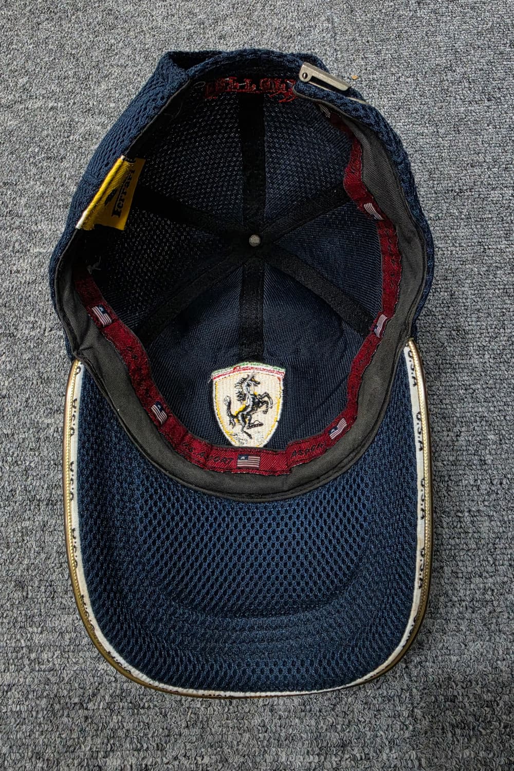 Ferrari 페라리 스쿠데리아 레이싱 메쉬 볼캡 모자 네이비 상품이미지8