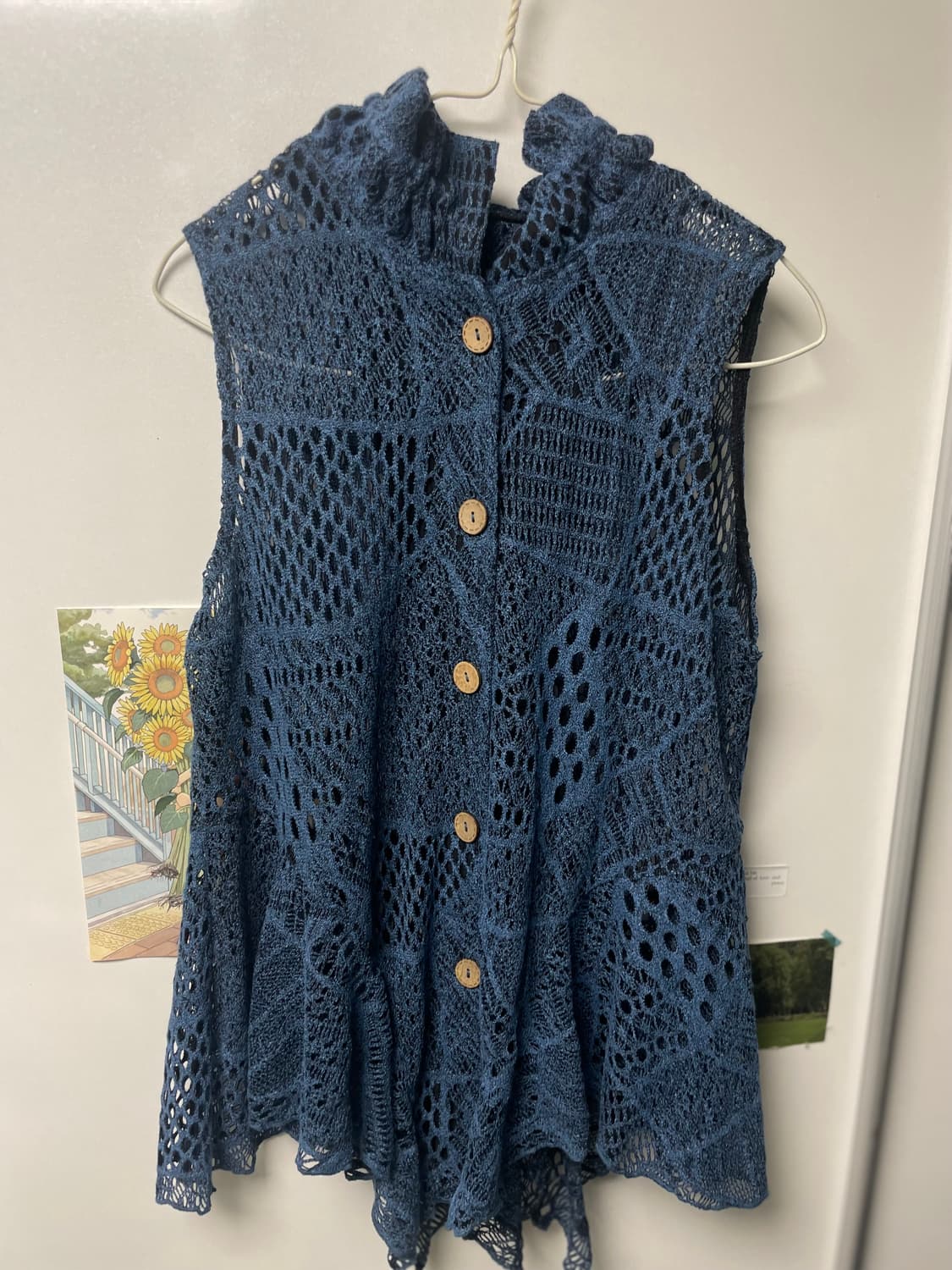 코렐라인풍🪡빈티지 레이어드 니트자켓 모리걸 상품이미지1