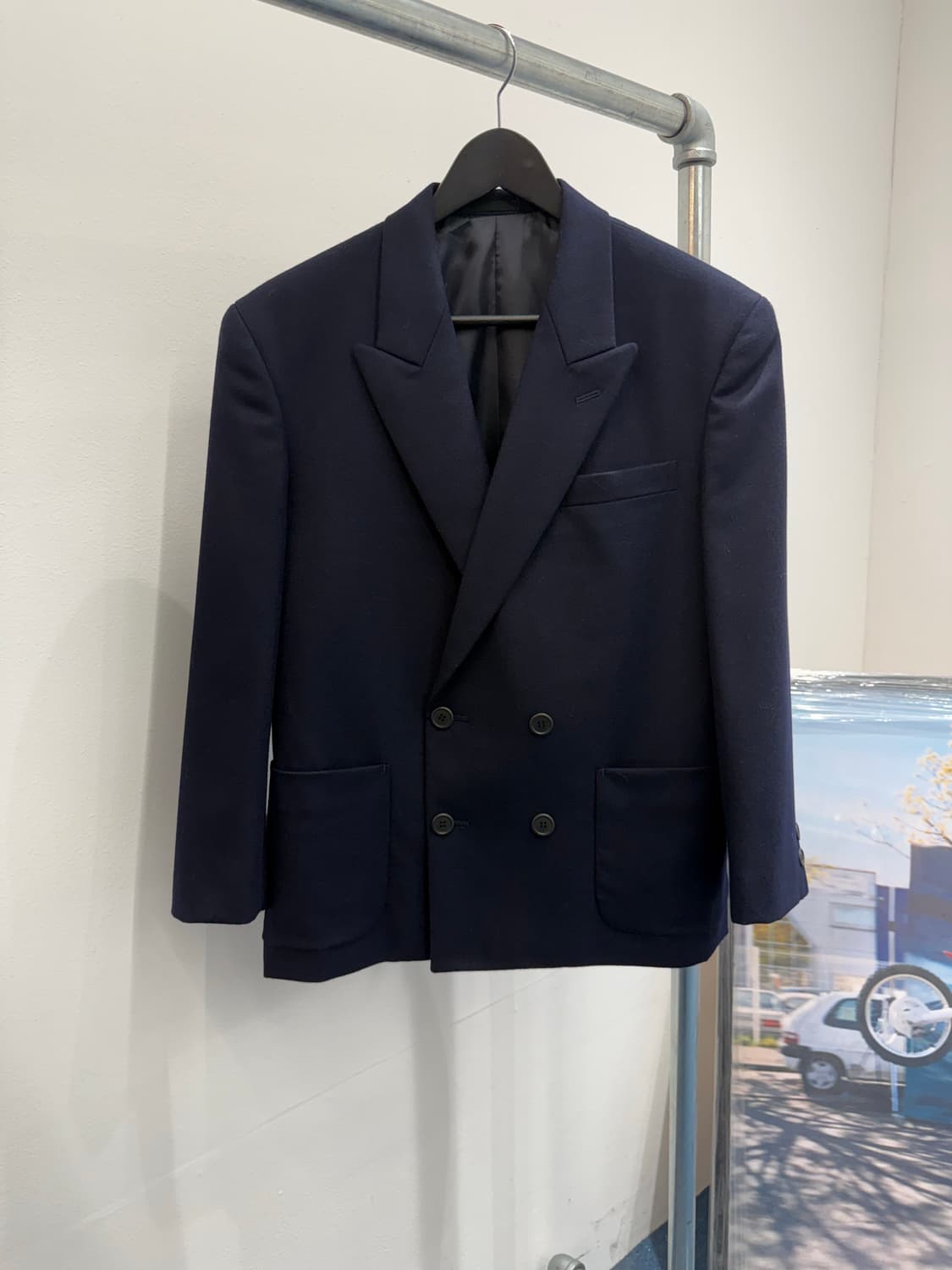 요지야마모토 더블 브레스티드 블레이저 상품이미지1