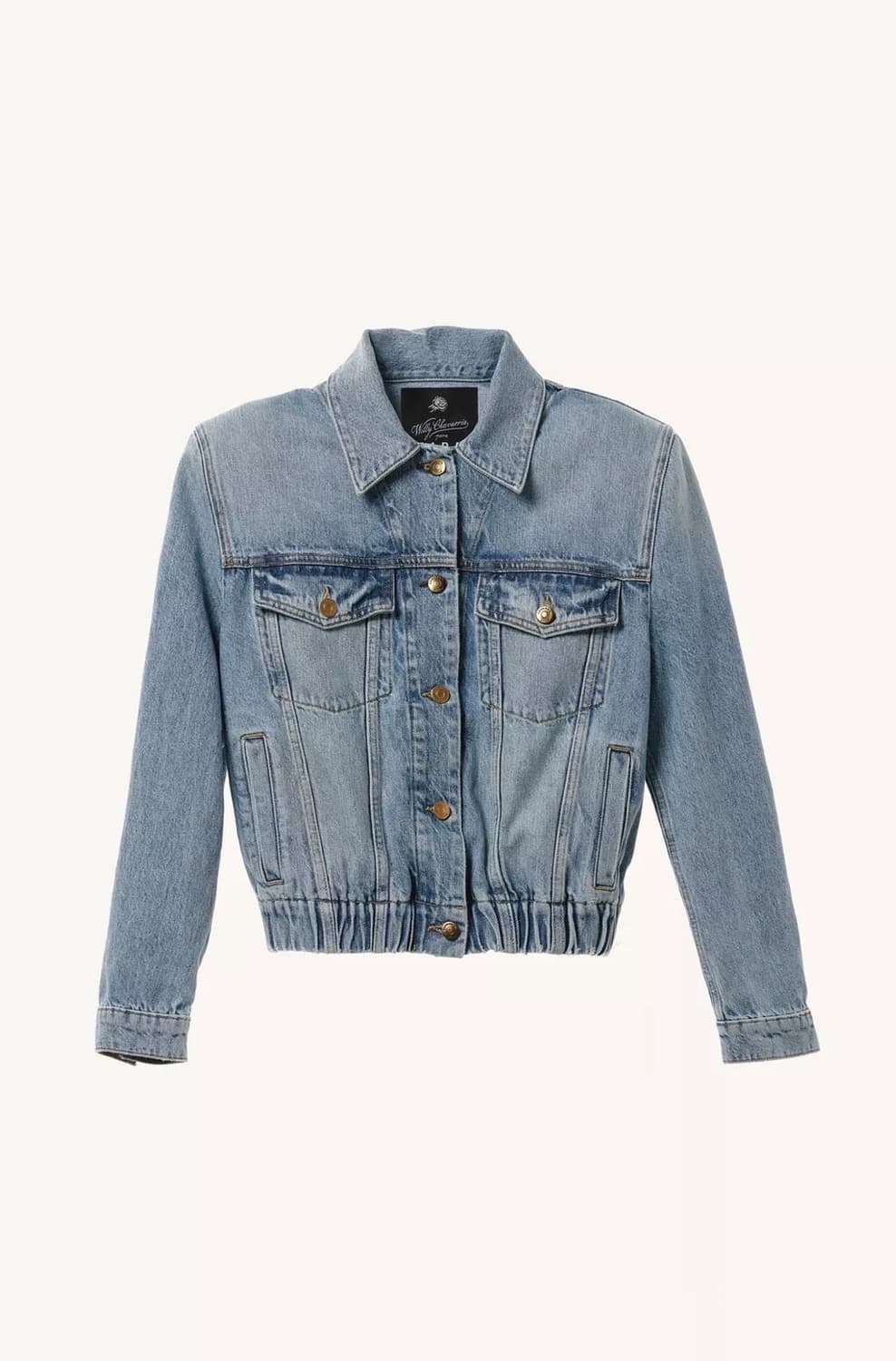 새상품) 자라 윌리차바리아 숄더패드 데님 자켓 상품이미지3