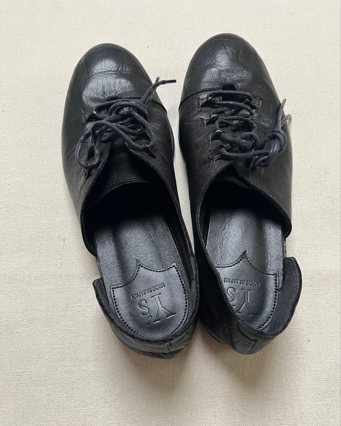 요지야마모토 사이드오픈 레이스업 슈즈 yohji yamamoto y’s 상품이미지6