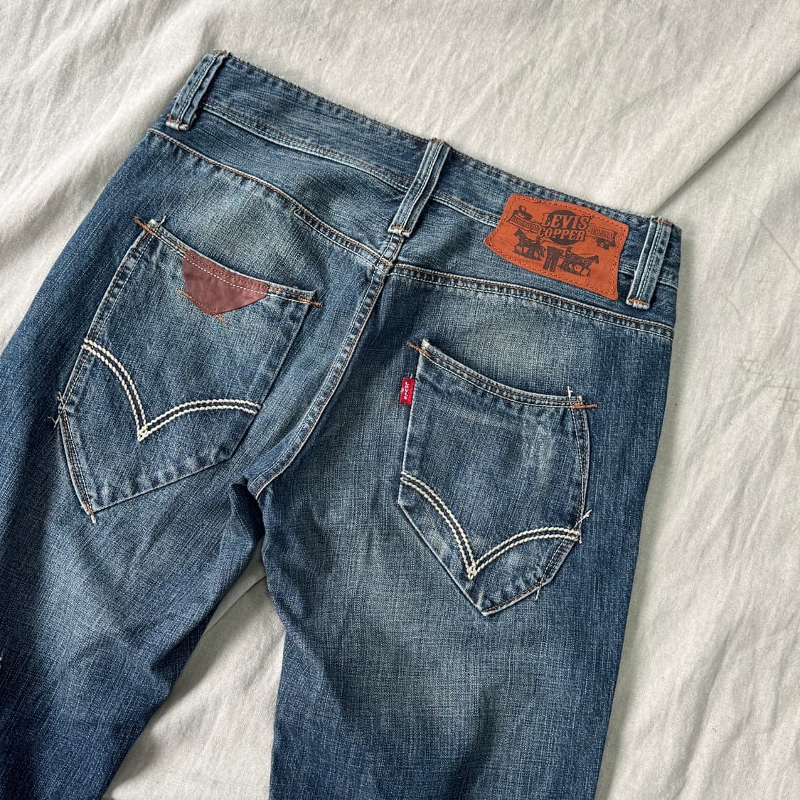 리바이스 00s 웨스턴 부츠컷 데님팬츠 30~31 상품이미지4
