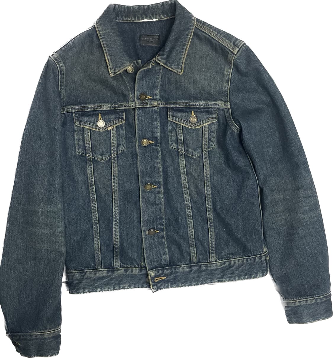 생로랑 퍼머넌트 데님 자켓 청자켓 상품이미지1
