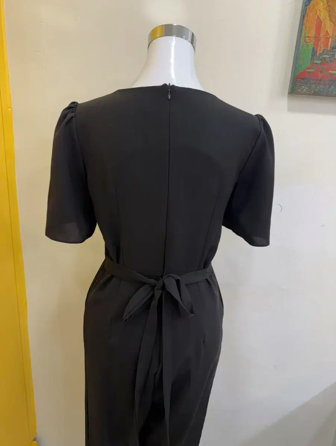 vtg 블랙 스퀘어넥 점프수트  상품이미지2