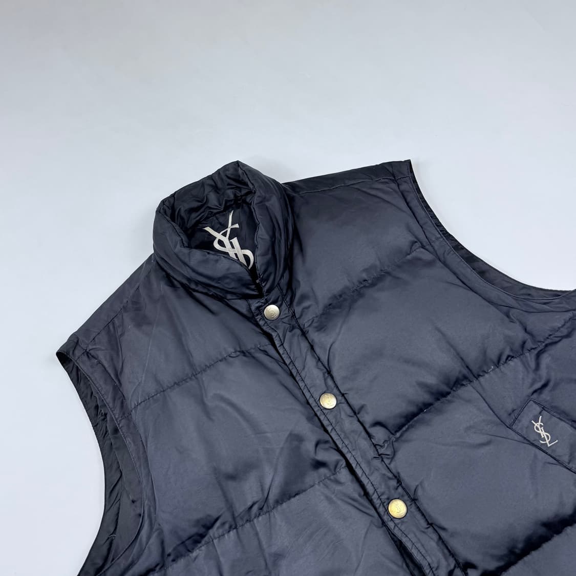 90s YSL 이브생로랑 패딩조끼 상품이미지2