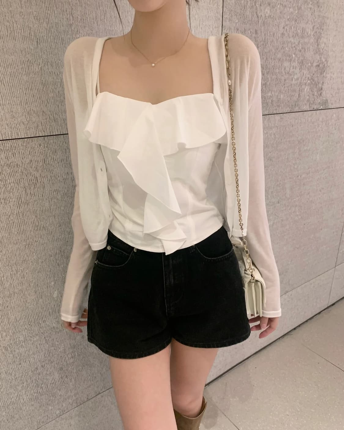 제니오 zaenio 메이드 Z 에센셜 에이라인 쇼츠 (블랙, s) 상품이미지1