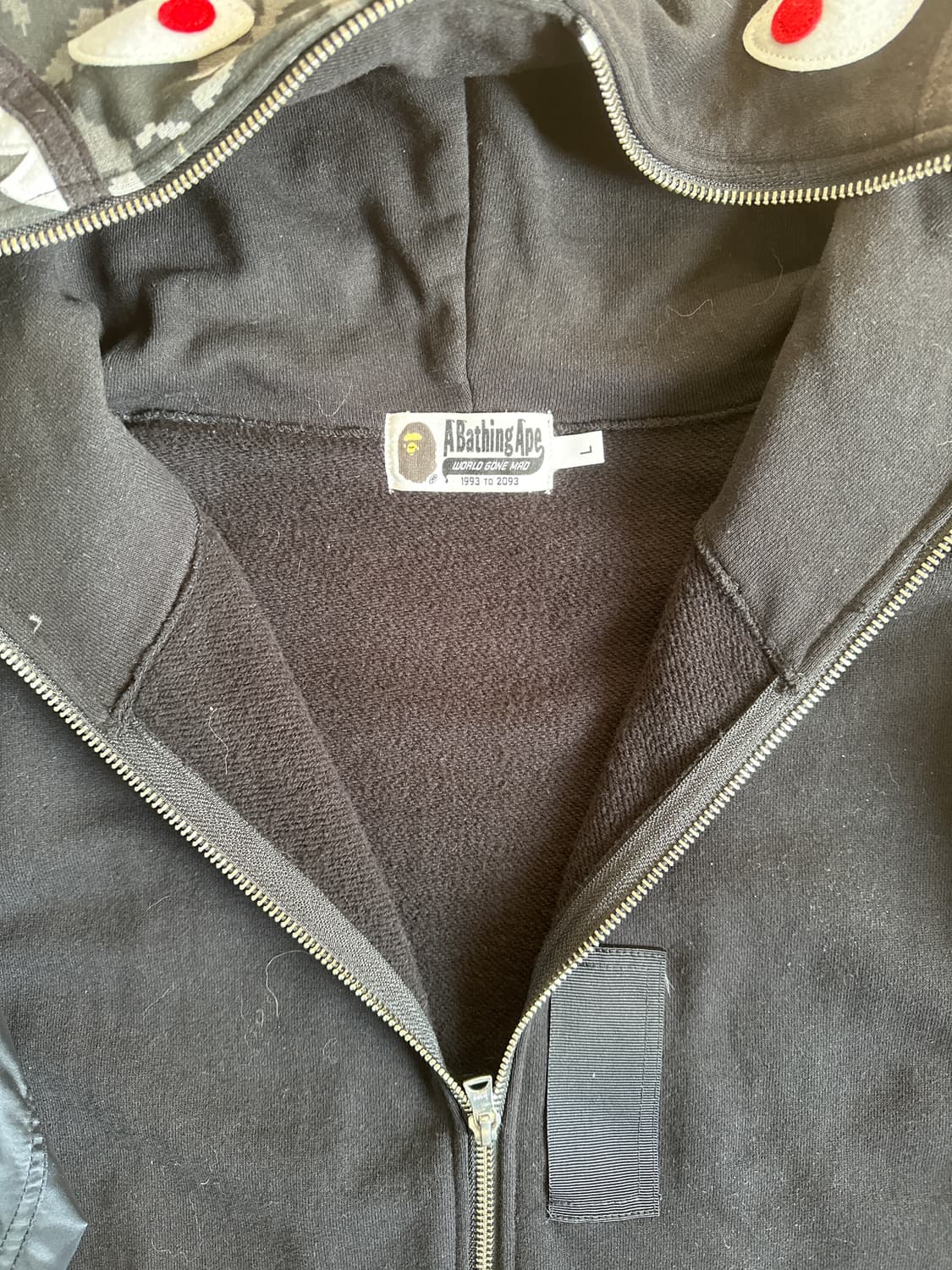 베이프 BAPE 샤크 후드 집업 팝니다 상품이미지2