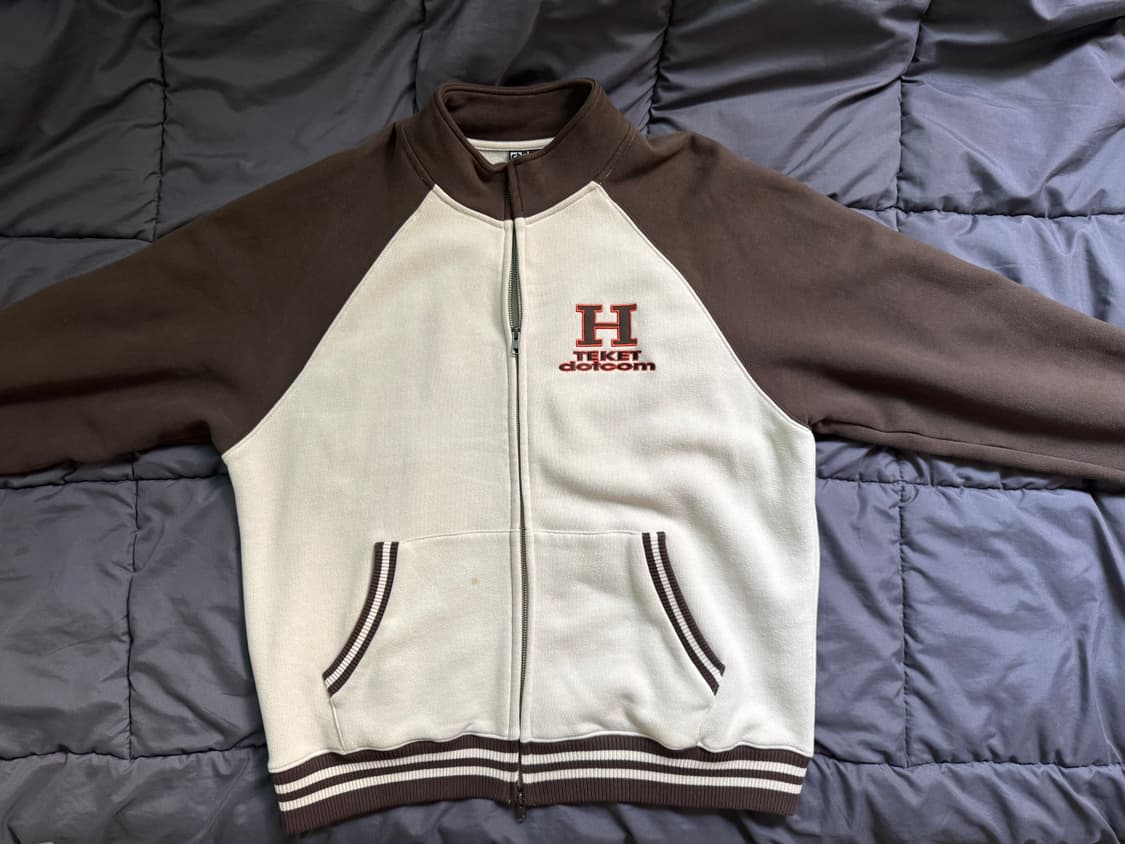 H Zip-Up Sweatshirt Beige 상품이미지1