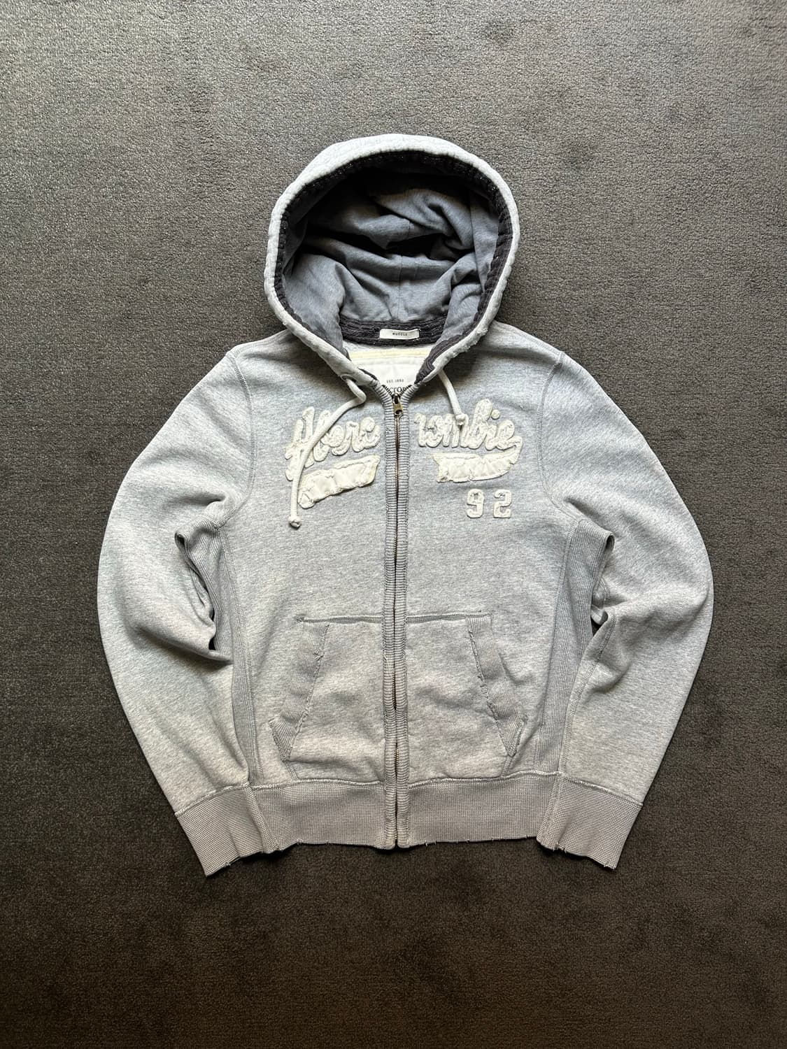 아베크롬비 후드집업 그레이 M 상품이미지1