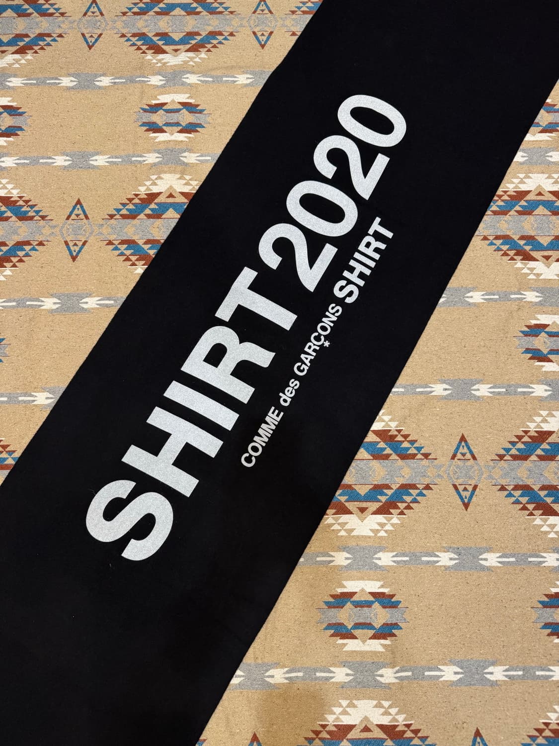 [OS] 꼼데가르송 셔츠 로고 울 케시미어 머플러  상품이미지4