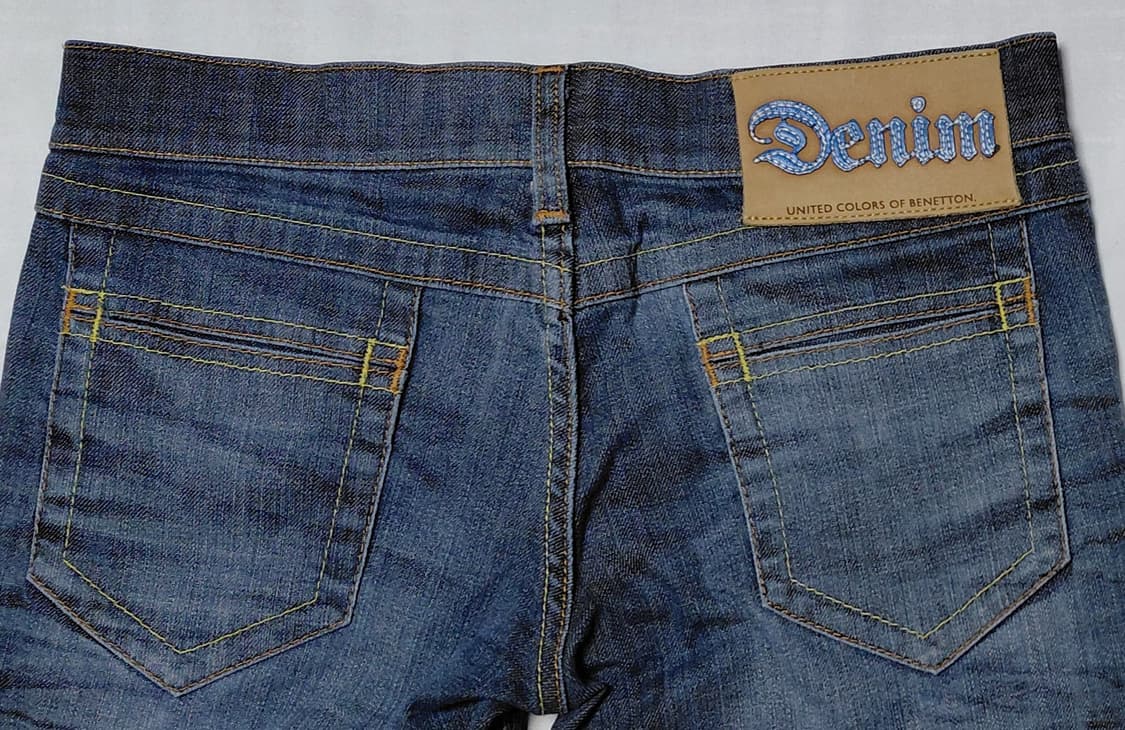 [BENETTON] 베네통 레더 패치 슬림 스트레치 데님 (26) 상품이미지9