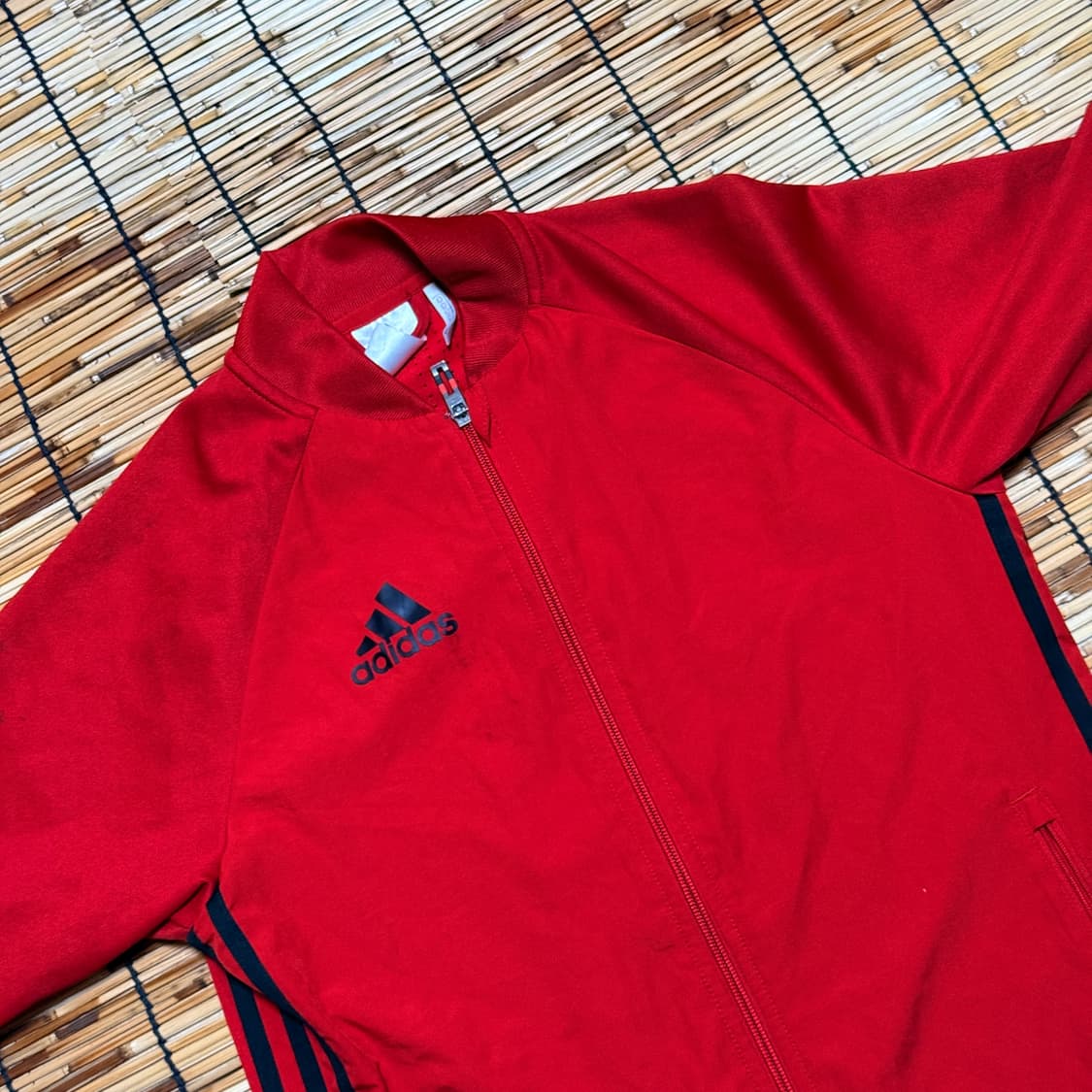 아디다스 레드 퍼포먼스 바람막이 져지 s 상품이미지4