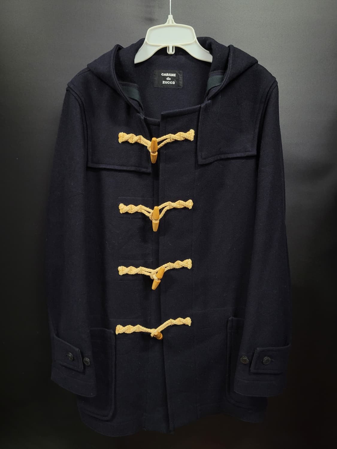 Cabane de Zucca wool duffle coat 주카 더플 울 상품이미지10