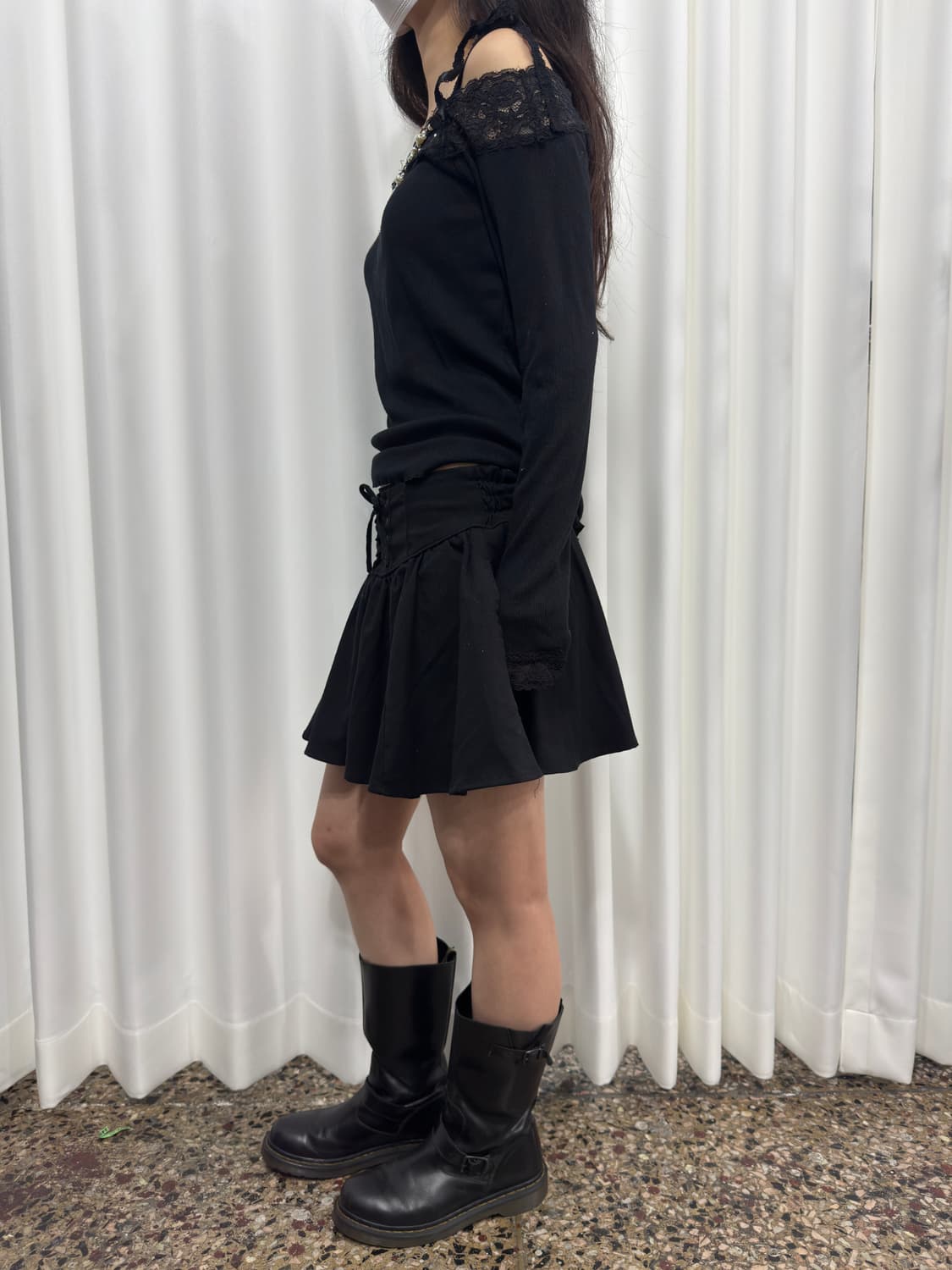 eyelet mini skirt 상품이미지3