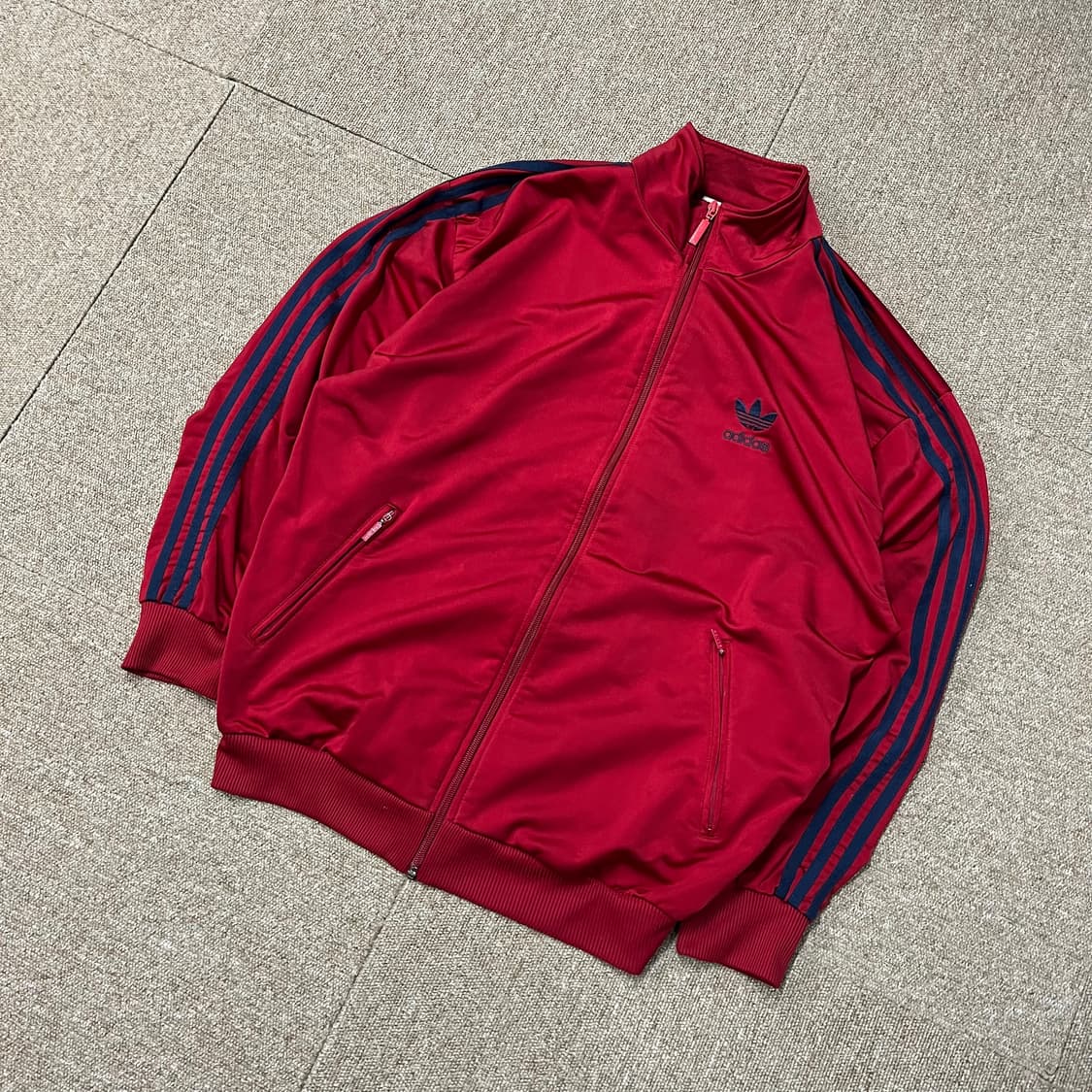 올드스쿨 아디다스 버건디 파이어버드 져지 상품이미지1