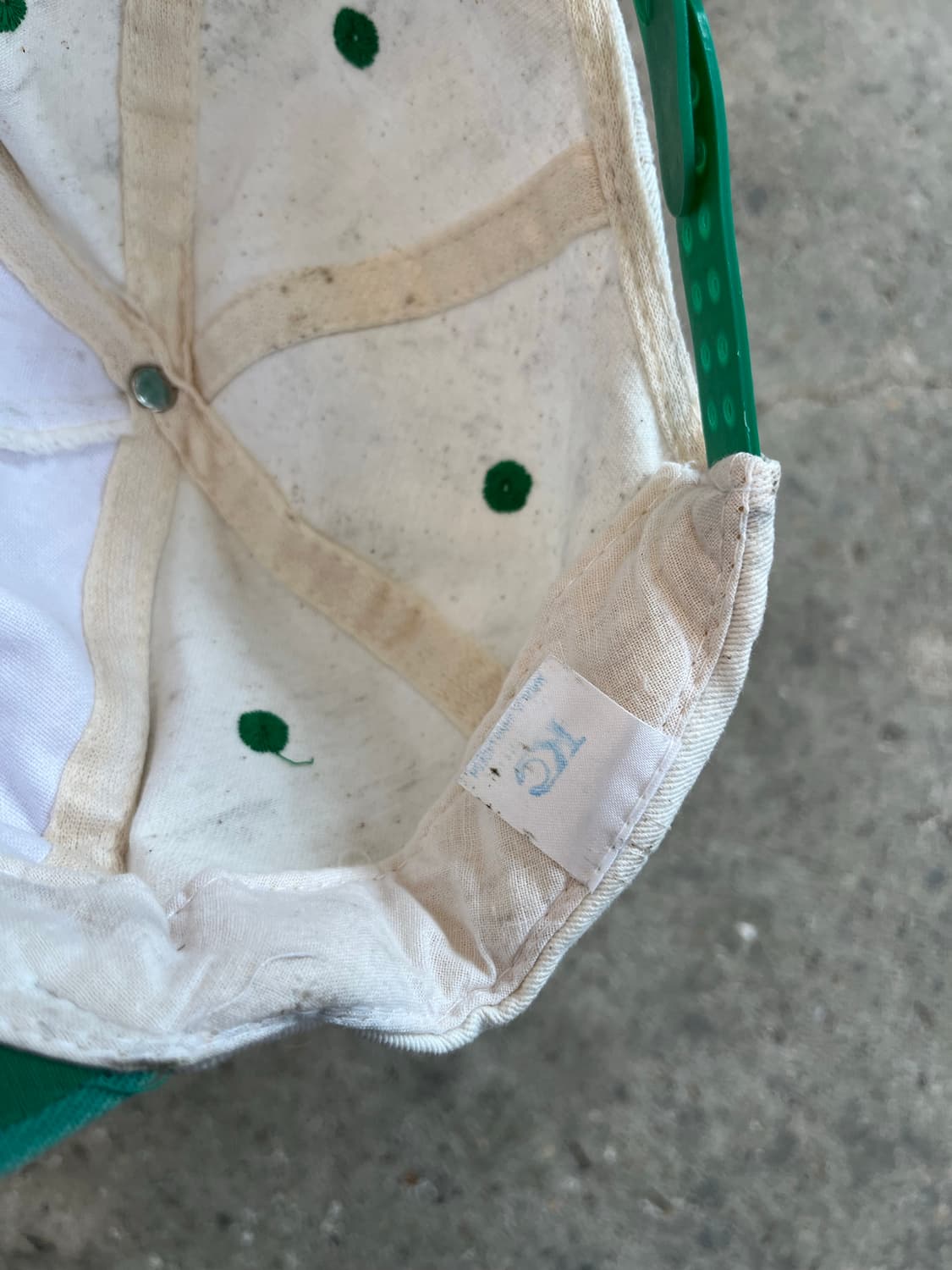 Vintage two tone ball cap 빈티지 배색 볼캡 상품이미지5