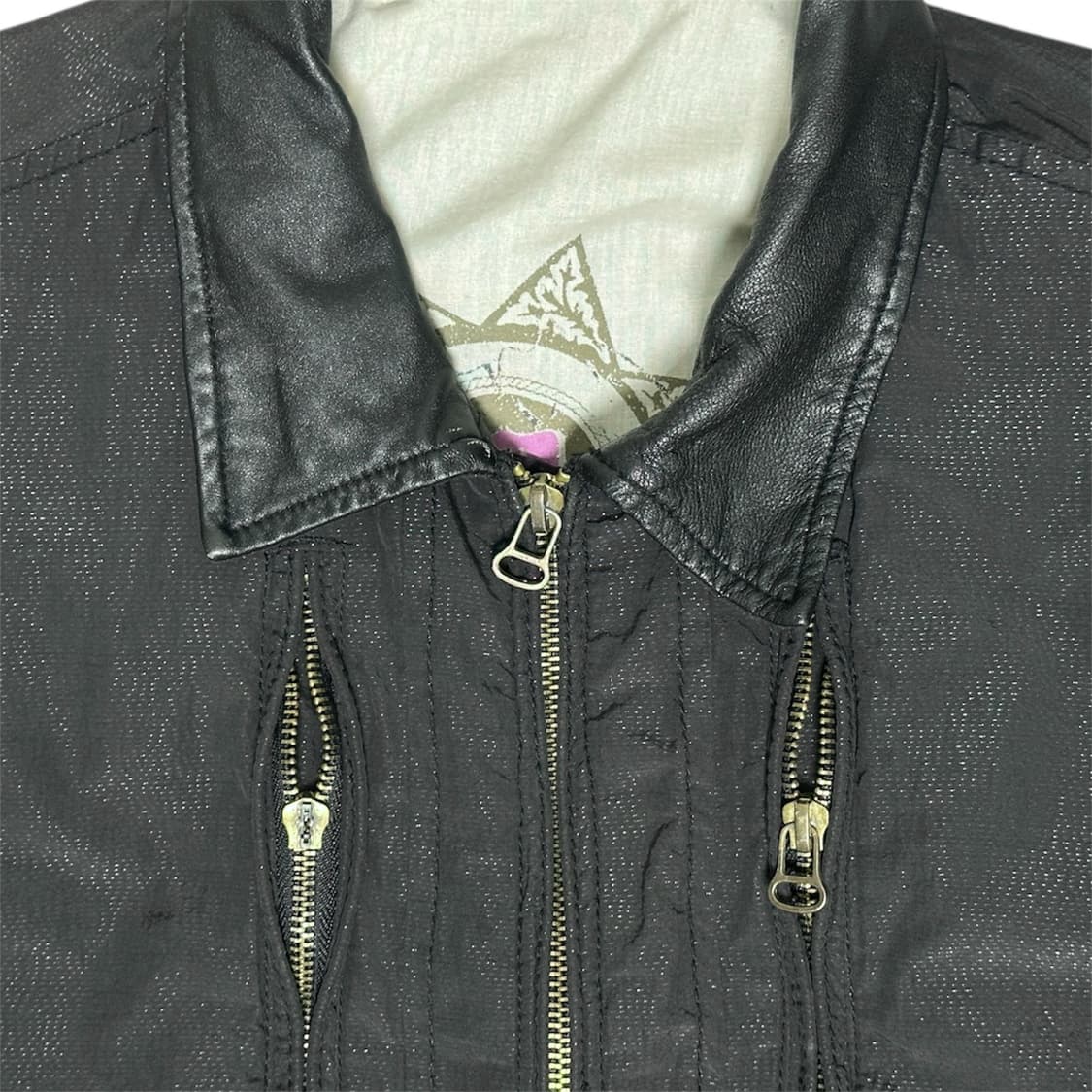 디젤 나일론 메탈리카 봄버 자켓 블랙 상품이미지3