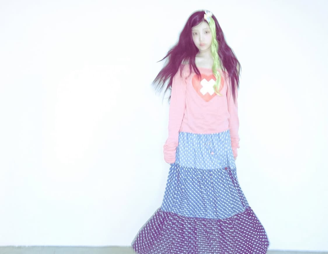 샵페어리 [F.E.E.S] dot denim tiered skirt  상품이미지1