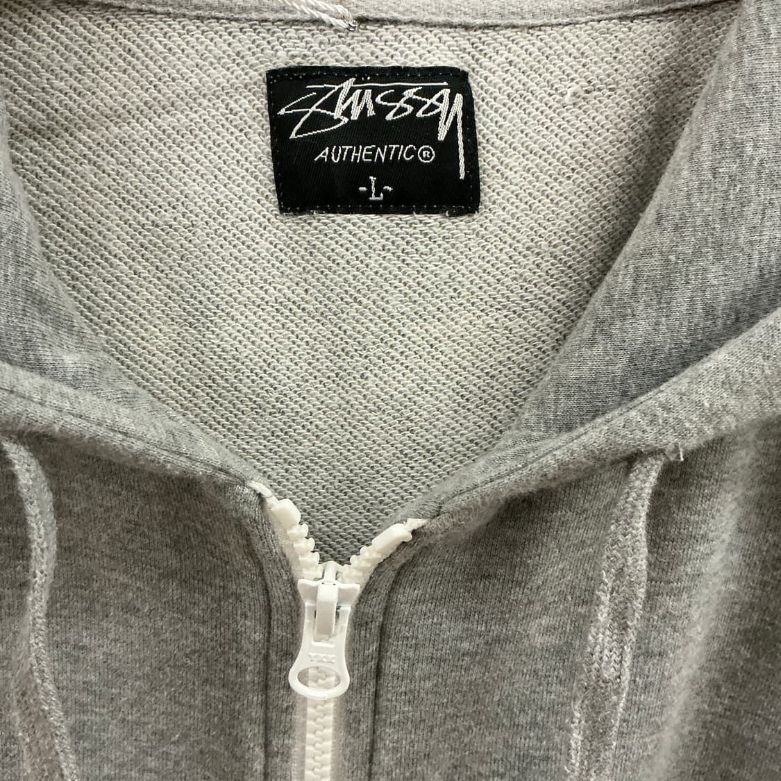 스투시 베이직 로고 후드집업 상품이미지2