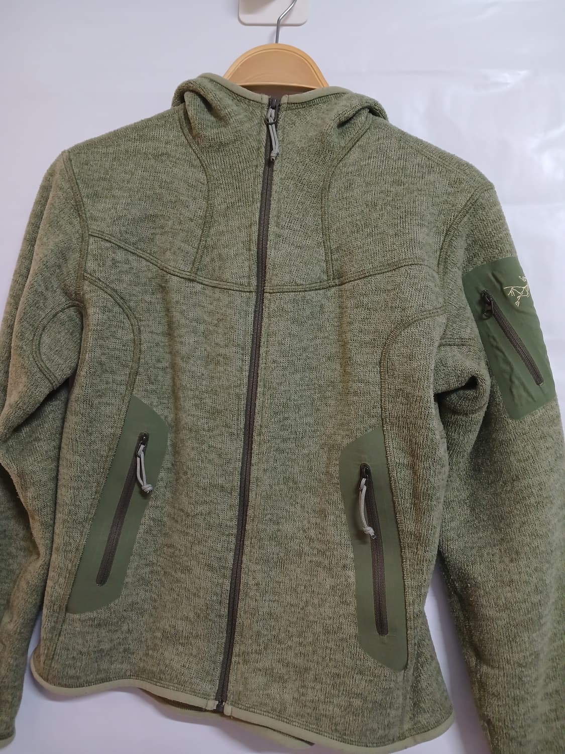 (S,90)아크테릭스 여성용 후드집업 플리스자켓 상품이미지3