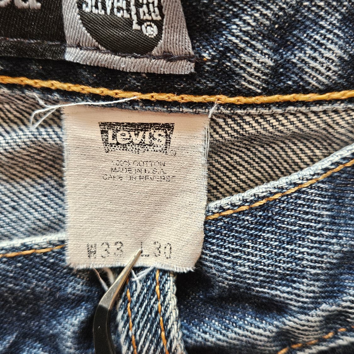90s 리바이스 실버탭 made in USA 상품이미지3