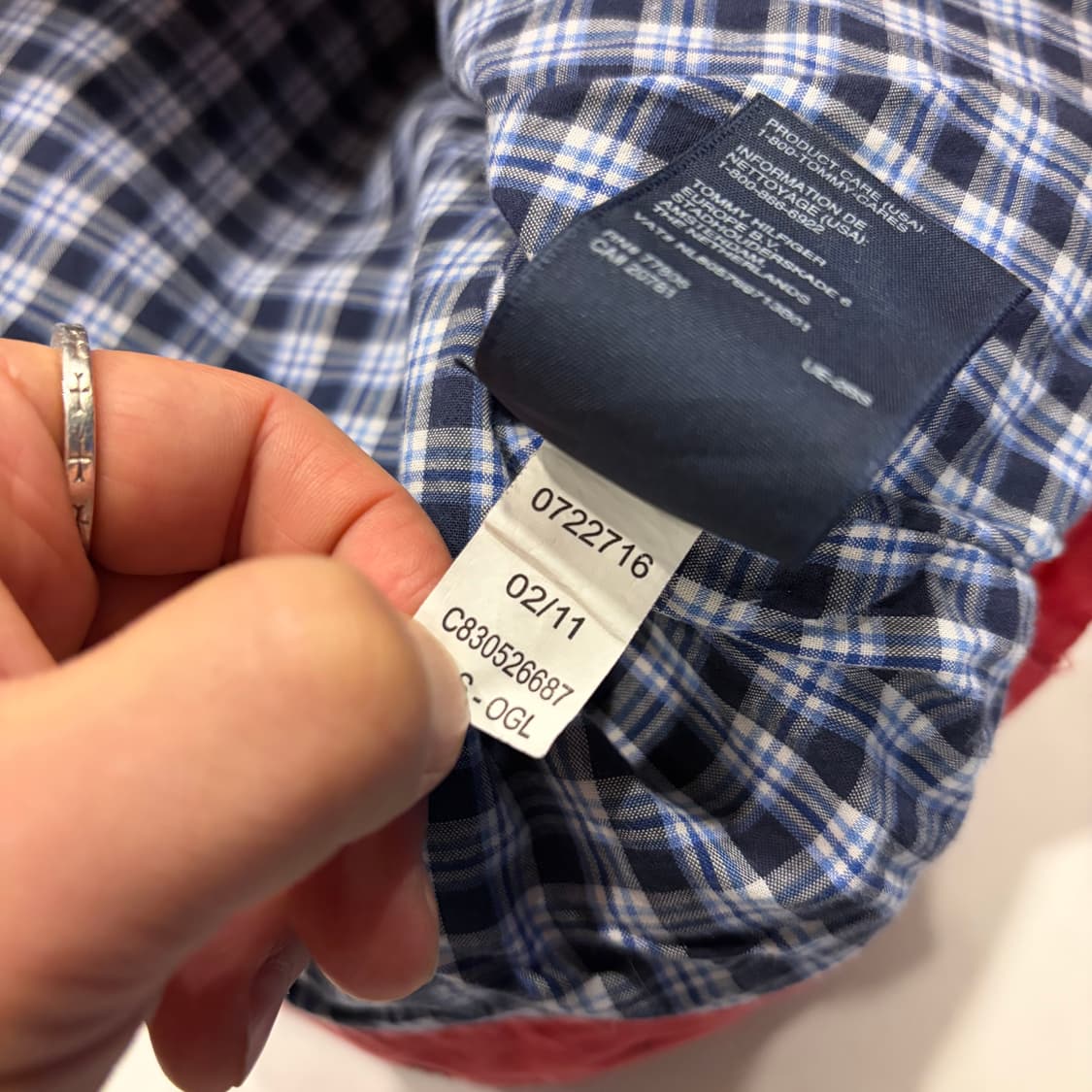 [S] 타미힐피거 면 코튼 블루종 자켓 C212 상품이미지8