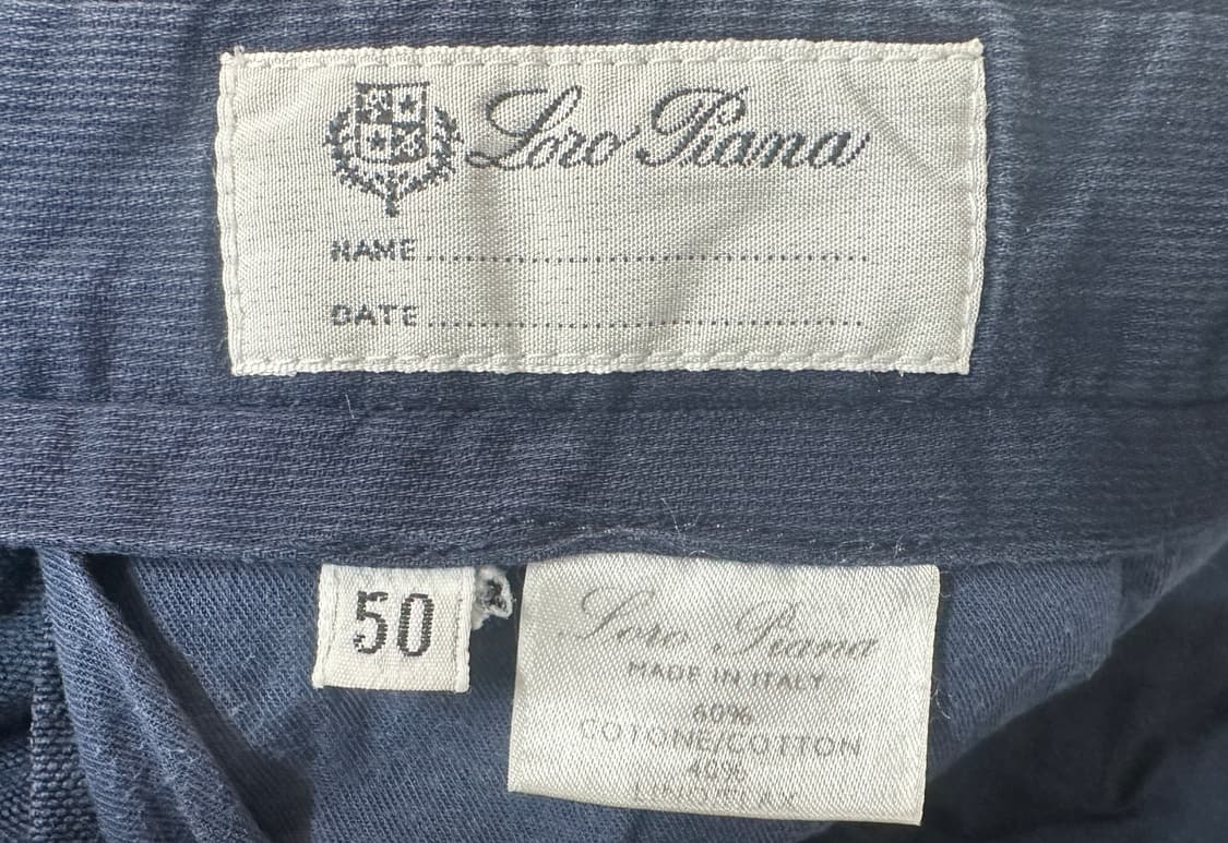 로로피아나 버뮤다 팬츠 쇼츠 반바지 네이비 50 상품이미지4